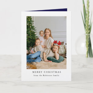Photo Christmas Nativity Glory to God Christian Holiday Card