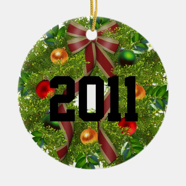photo Christmas Ornament Template (Front)