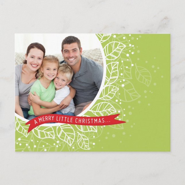 PHOTO CHRISTMAS POSTCARD :: winter foliage 2 (Front)