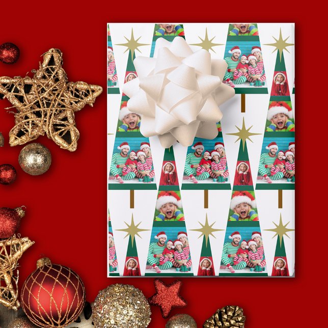Photo Christmas Tree Wrapping Paper Sheets (Creator Uploaded)