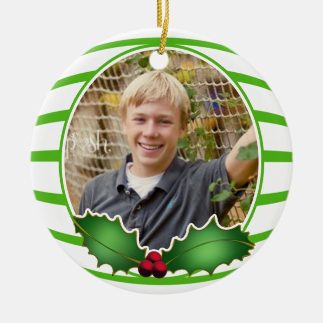 Photo Circle Ornament (Front)