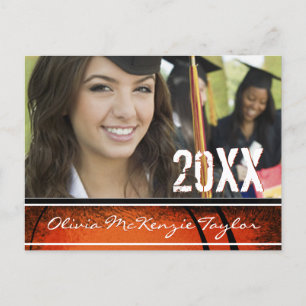 Photo Class of Graduation Open House Invitation Postcard