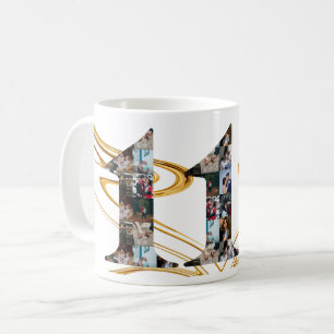 Photo collage 11 year anniversary gifts by year coffee mug