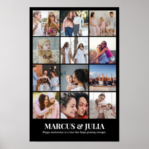 Photo Collage 12 Pictures 12x18 16x24 20x30 24x36 Poster
