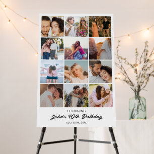 Photo Collage 12 Pictures 12x18 20x30 24x36 White Foam Board