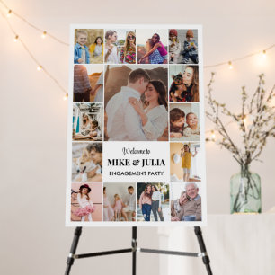 Photo Collage 15 Picture 12x18 20x30 24x36 White Foam Board