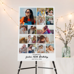 Photo Collage 15 Pictures 12x18 20x30 24x36 White Foam Board