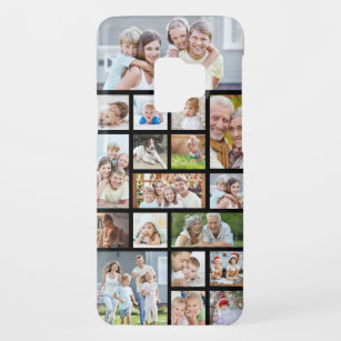 Photo Collage 18 Photos Custom Color Black Case-Mate Samsung Galaxy S9 Case