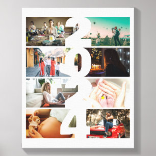 Photo collage 2024 canvas photo tile 