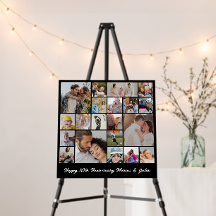 Photo Collage 20 Pictures 12x12 18x18 24x24 Square Foam Board
