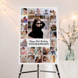 Photo Collage 24 Picture 12x18 20x30 24x36 White Foam Board
