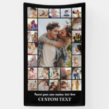 Photo Collage 24 Picture Custom 3x5 Vertical Party