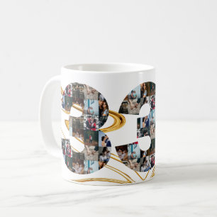 Photo collage 33 year anniversary gifts by year coffee mug