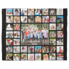 Photo Collage 45 Photos Personalized Black
