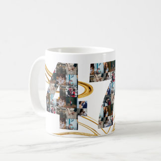 Photo collage 47 year anniversary gifts by year coffee mug