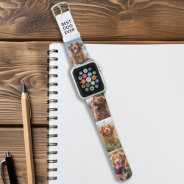 Photo Collage 4 Photo Dog Template Apple Watch Band at Zazzle