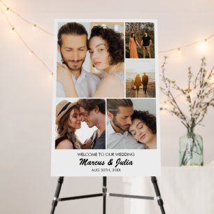 Photo Collage 5 Pictures 12x18 20x30 24x36 White Foam Board