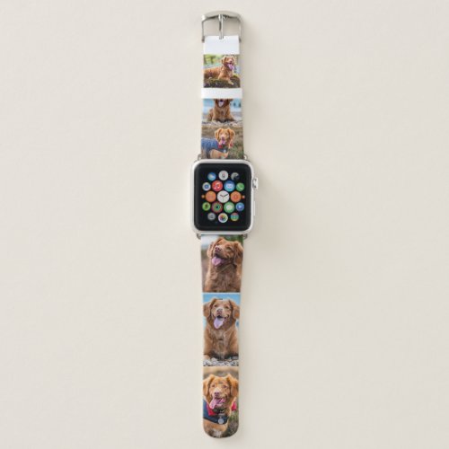 Photo Collage 6 Photo Dog Template Apple Watch Band
