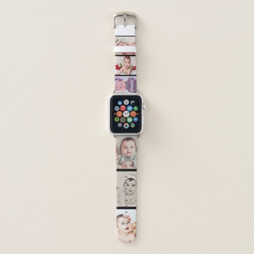 Photo Collage 6 Photo Template Personalized Apple  Apple Watch Band