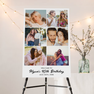 Photo Collage 6 Pictures 12x18 20x30 24x36 White Foam Board