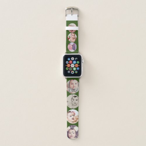Photo Collage 7 Photo Template Personalized Apple Watch Band