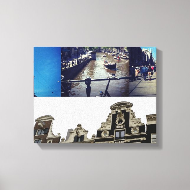 Photo collage Amsterdam 2 Canvas Print (Front)