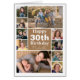 Photo Collage Any Age Custom Birthday Card