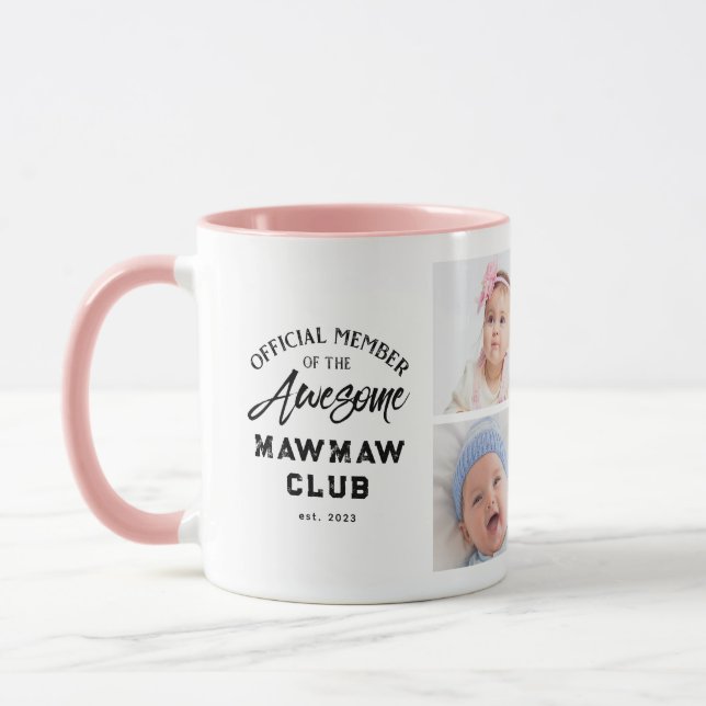 Photo Collage Awesome MAWMAW Mug (Left)