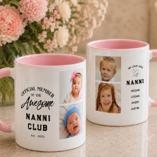 Photo Collage Awesome NANNI Mug