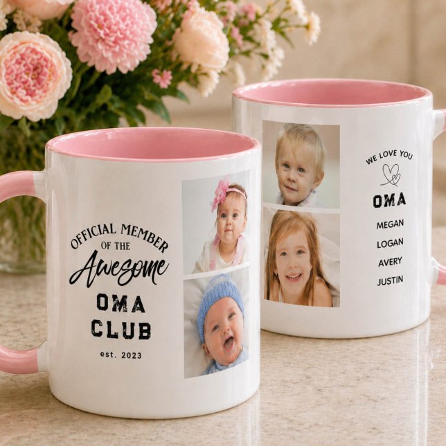 Photo Collage Awesome OMA Mug (Creator Uploaded)