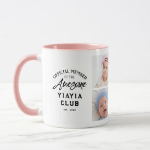 Photo Collage Awesome YIAYIA Mug