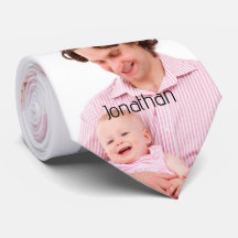 Photo Collage Best Dad Ever Father's Day Neck Tie