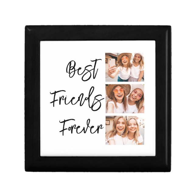 Photo Collage Best Friends Forever Gift Box (Front)