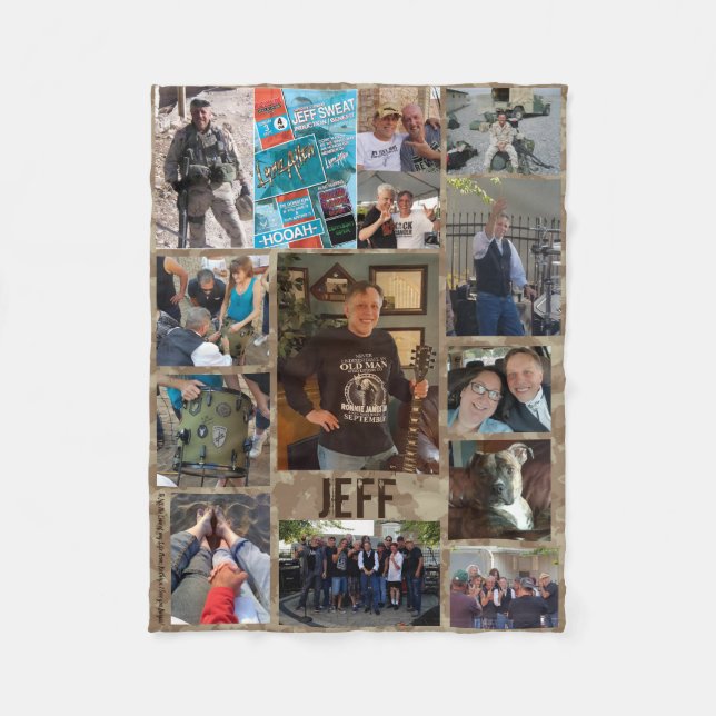 Photo Collage Blanket (Front)