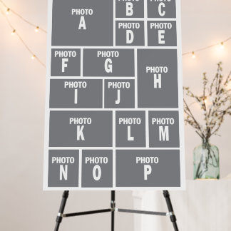 Photo Collage Board with 16 photos