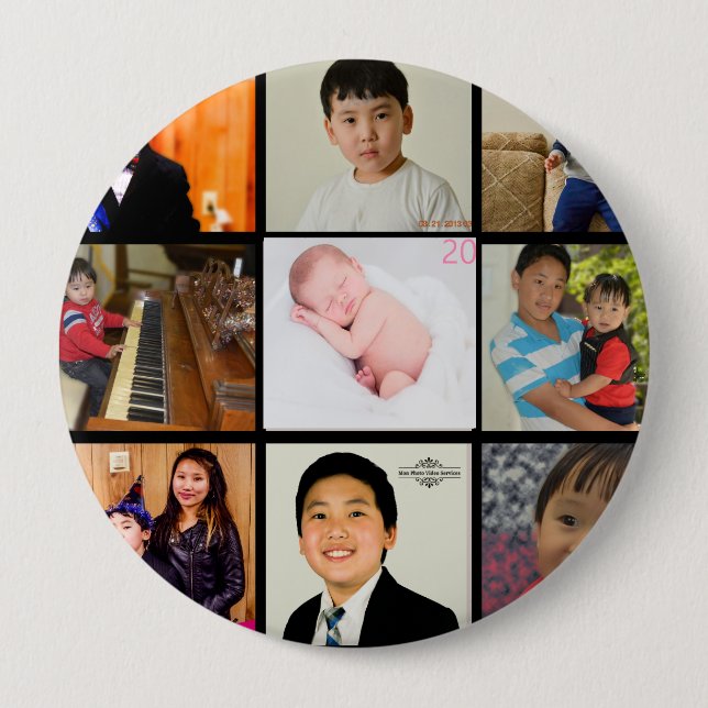 Photo Collage Button (Front)