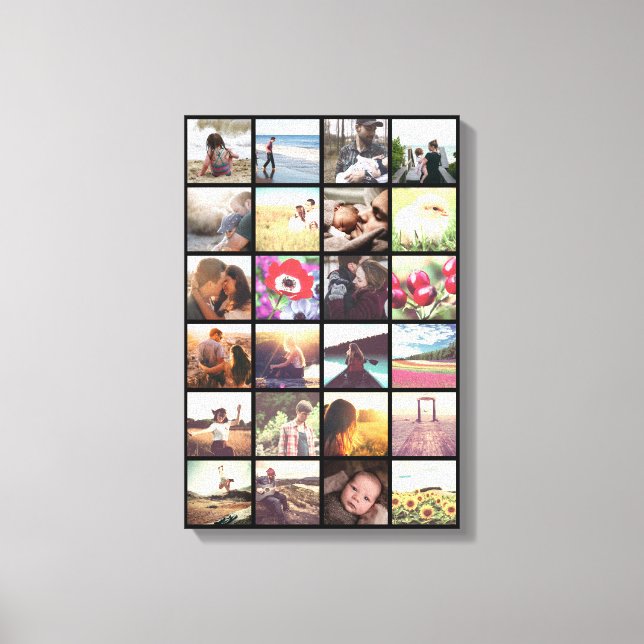 Photo collage canvas print (Front)