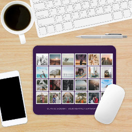 Photo Collage Custom Color Mouse Pad