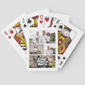 Photo Collage Custom Digital Picture Poker Cards