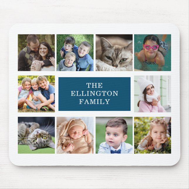 Photo Collage Custom Mouse Pad (Front)