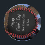 Photo Collage Custom Names Baseball<br><div class="desc">Photo collage custom base ball,  editable so you can add your own images and who its from</div>