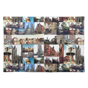 Photo collage Delft 6 Placemat