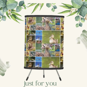 Photo Collage Ducks Tripod Lamp