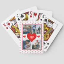Photo Collage Family Personalized Valentine Heart