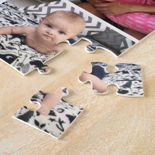 Photo Collage Family Photos Jigsaw Puzzle