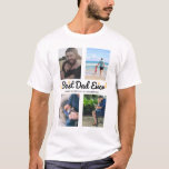 Photo Collage Father's Day Gift Best Dad Custom T-Shirt Photo Collage Father's Day Gift Best Dad Custom T-Shirt