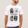 Photo Collage Father's Day Gift Best Dad Custom T-Shirt