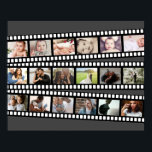 Photo Collage Film Strip Personalized DIY Custom Poster<br><div class="desc">Photo Collage Film Strip Personalized DIY Custom poster/wall art from Ricaso .. ideal for keepsake gift ideas .. add your own photos and text</div>