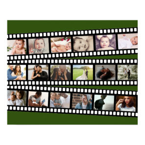 Photo Collage Film Strip Personalized DIY Custom Poster