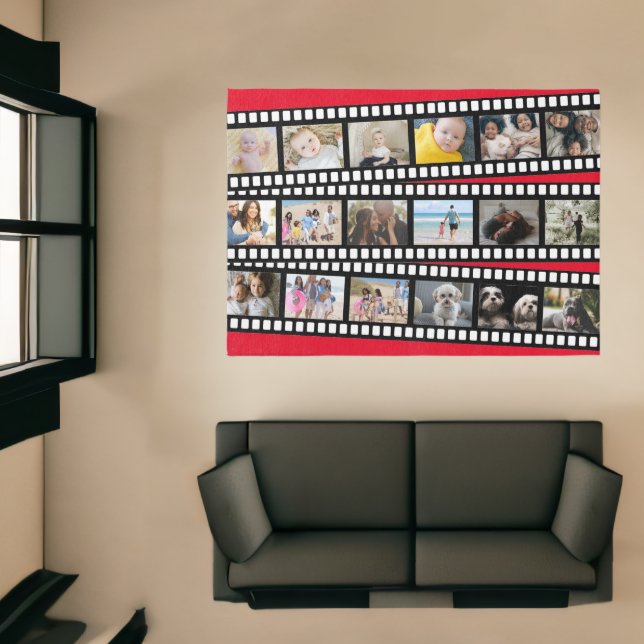 Photo Collage Film Strip Personalized DIY Custom Rug (Insitu (Indoor 1))
